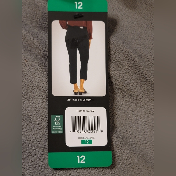 Banana Republic Ladues Slim Straight Cropped Pant Size 12 - Picture 5 of 11